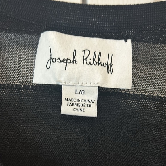 Joseph Ribkoff black knit top - Picture 4 of 5
